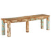 Bench 160x35x46 Cm Solid Reclaimed Wood Tptilk