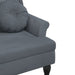 Bench With Cushions Dark Grey 120.5x65x75 Cm Velvet Tixoao