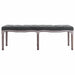 Bench Linen Solid Wood 150x40x48 Cm Dark Grey Xaptlx