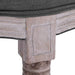 Bench Linen Solid Wood 150x40x48 Cm Dark Grey Xaptlx