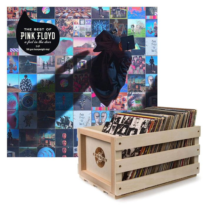 Best Of Pink Floyd Vinyl Bundle Record Crate And Album