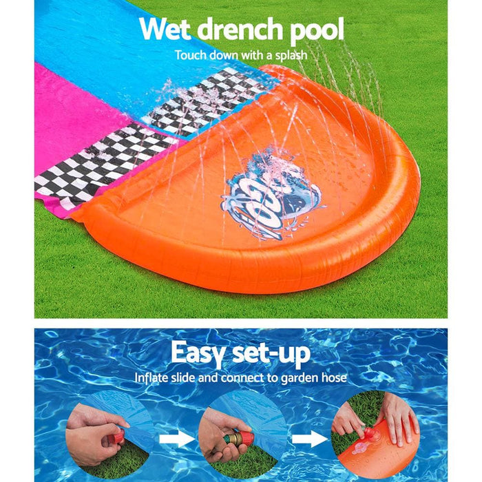 Bestway Inflatable Water Slip And Slide 4.88m Kids Rider