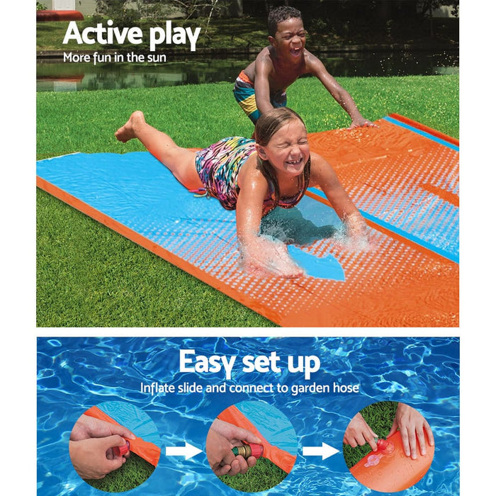 Bestway Inflatable Water Slip Slide Double Kids Splash Toy