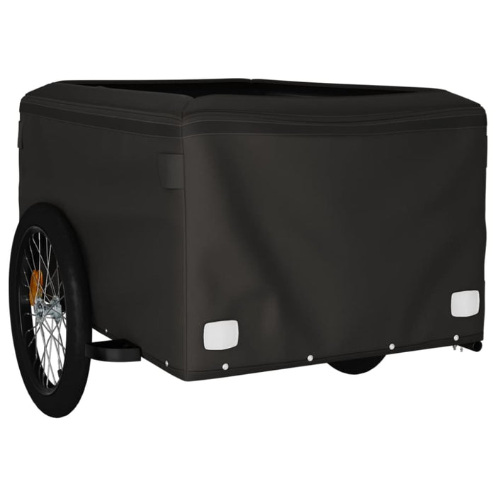 Bike Cargo Trailer Black And Yellow 45 Kg Iron Kabkx