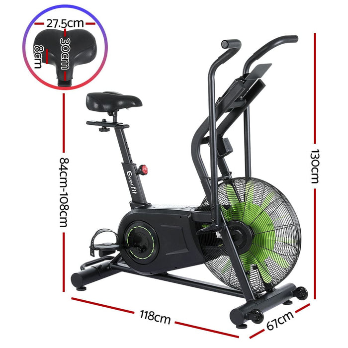 Air Bike Dual Action Exercise Fitness Home Gym Cardio