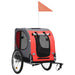 Dog Bike Trailer Red And Black Koilp