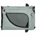 Pet Bike Trailer Grey and Black Oxford Fabric Iron Kabbb
