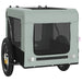 Dog Bike Trailer Grey And Black Oxford Fabric Iron Ktkbk