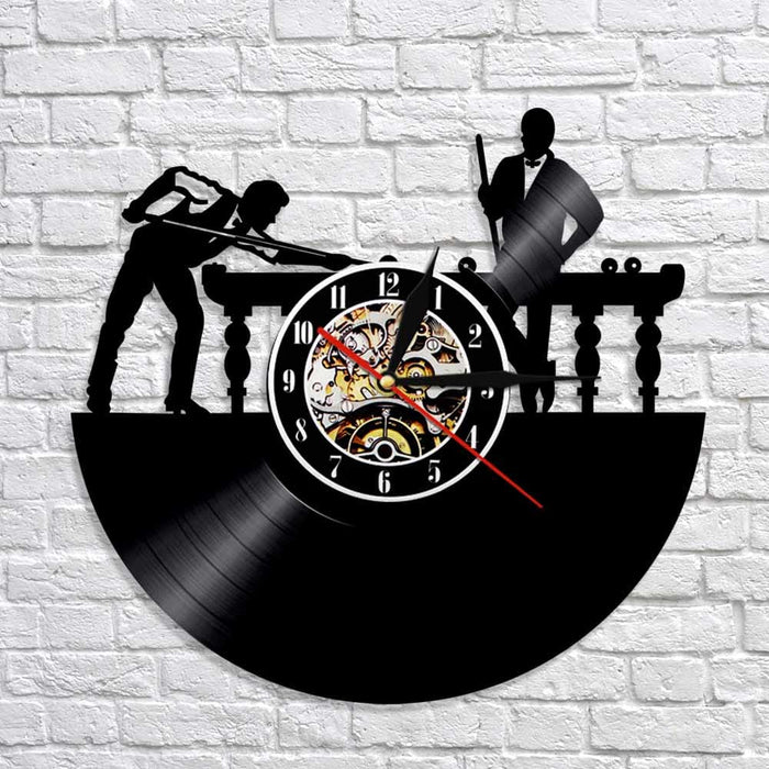 Billiards Player Wall Sign Personalised Led Vinyl Record