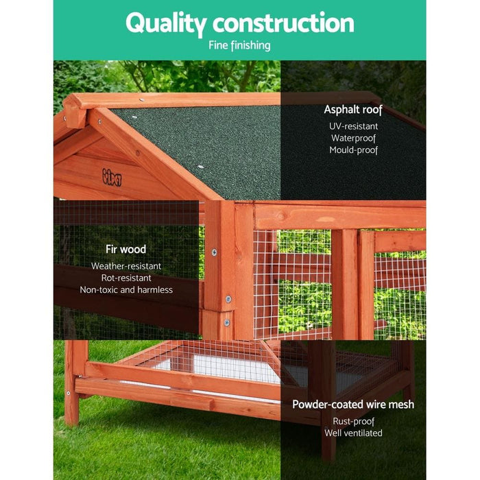 I.pet Bird Cage Wooden Pet Cages Aviary Large Carrier