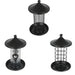 3x Bird Feeder Hanging Wild Seed Container Hanger Stand