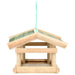 Bird Feeder Solid Wood 35x29.5x21 Cm Toanok