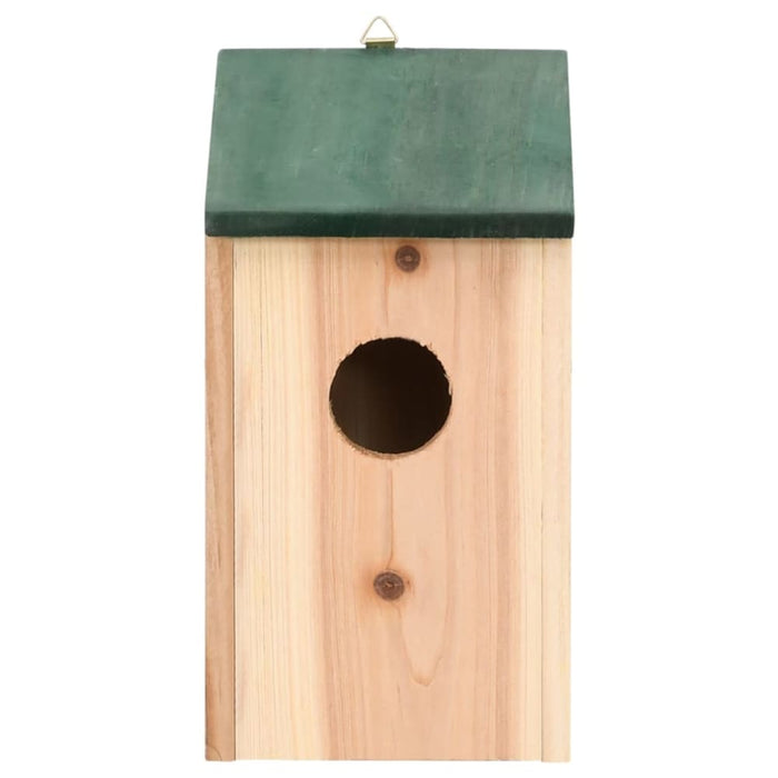 Bird House Nesting Box Wood 4 Pcs Aobox