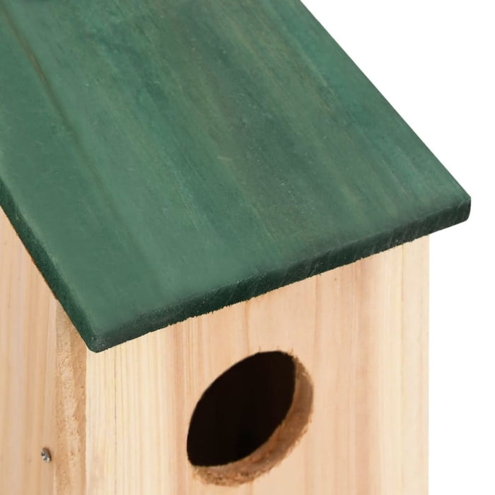 Bird House Nesting Box Wood 4 Pcs Aobox