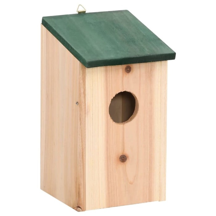 Bird House Nesting Box Wood 4 Pcs Aobox