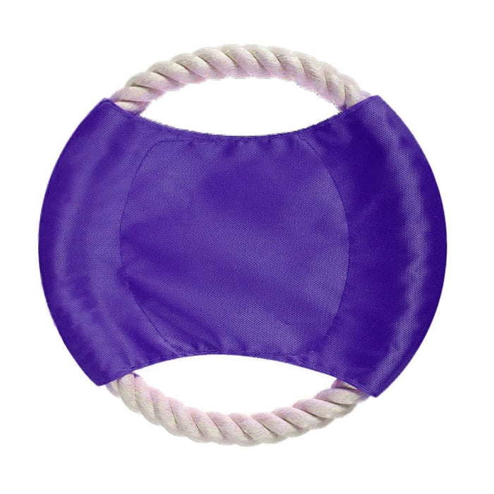 Bite-resistant Durable Cotton Flying Discs Dog Rope Toy