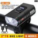 Bk02 Bike Light Usb Rechargeable T6 Led Bicycle Lights 6