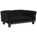 Dog Bed Black 70x45x30 Cm Velvet Oionxn