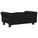 Dog Bed Black 70x45x30 Cm Velvet Oionxn