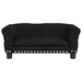 Dog Bed Black 70x45x30 Cm Velvet Oionxn