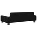 Dog Bed Black 90x53x30 Cm Fabric Oionpo