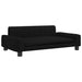 Dog Bed Black 90x53x30 Cm Fabric Oionpo