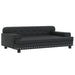 Dog Bed Black 90x53x30 Cm Faux Leather Oionil