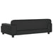 Dog Bed Black 90x53x30 Cm Faux Leather Oionil