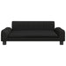 Dog Bed Black 90x53x30 Cm Faux Leather Oionpx