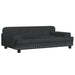 Dog Bed Black 90x53x30 Cm Velvet Oionix