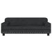 Dog Bed Black 90x53x30 Cm Velvet Oionix