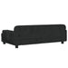 Dog Bed Black 90x53x30 Cm Velvet Oionix