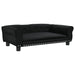 Dog Bed Black 95x55x30 Cm Faux Leather Oionoi