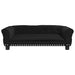 Dog Bed Black 95x55x30 Cm Velvet Oionoa