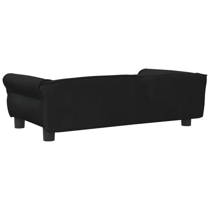 Dog Bed Black 95x55x30 Cm Velvet Oionoa