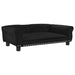 Dog Bed Black 95x55x30 Cm Velvet Oionoa