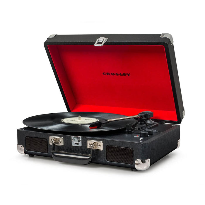 Black Bluetooth Portable Turntable Crosley Cruiser