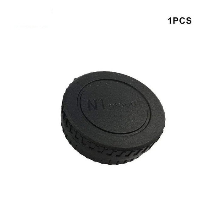 Lc-n1 Black Camera Front Body Cap + rear Lens Cap Cover Kit