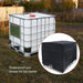 Black Ibc Container Cover Dustproof Protective For Water