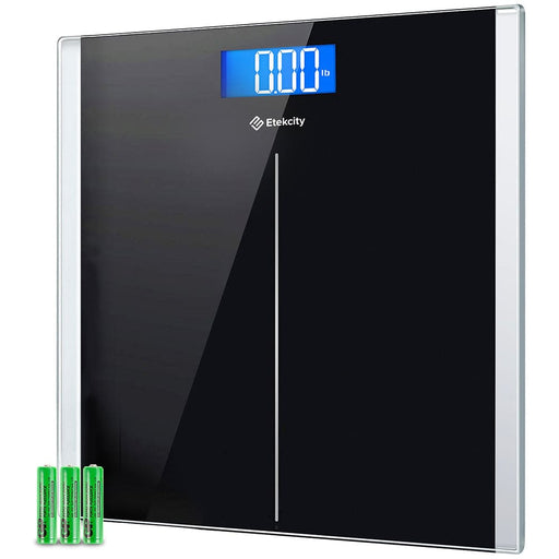 Black Digital Bathroom Scale Accurate