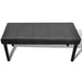 Black High Quality Artificial Leather Bench Xaooba