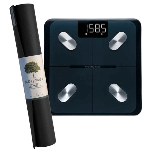 Black Jade Yoga Mat And Body Weight Scale Bundle