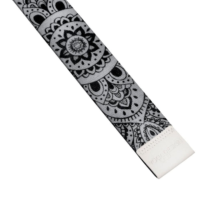 Black Mandala Yoga Strap