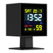 Black Monolith Lcd Alarm Clock Sleek Design