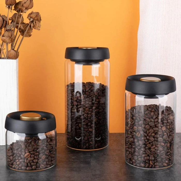 Black Vacuum Sealed Jug Set For Fresh Food Storage