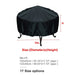 Black Waterproof Bbq Accessories Grill Cover Anti Dust Rain