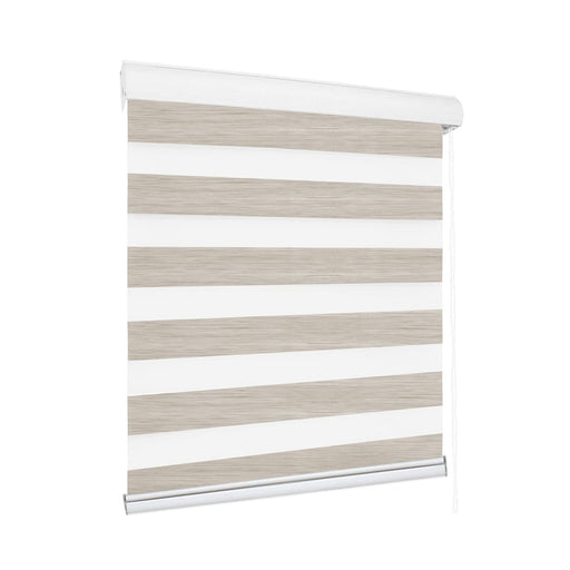 Blackout Zebra Roller Blind Curtains Double Window Sunshade