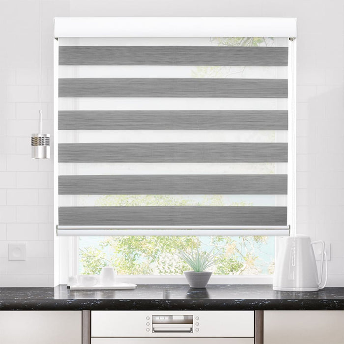 Goslash Picks Blackout Zebra Roller Blind Curtains Double