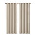 Goslash Picks 2x Blockout Curtains Panels 3 Layers Eyelet