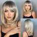 Blonde Shoulder Length Synthetic Wig